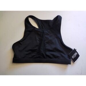 Victoria Sport Racerback Sports Bra Medium M Black Activewear Workout Gym‎